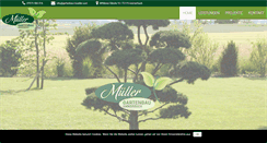 Desktop Screenshot of gartenbau-mueller.com