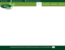Tablet Screenshot of gartenbau-mueller.com
